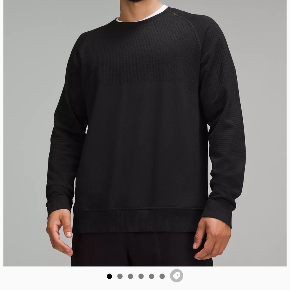 Lululemon Men’s Engineered Warmth Long Sleeve Crew Black Size Medium